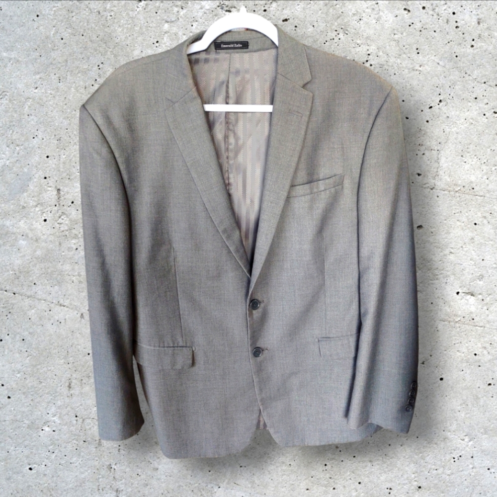 Emerald Zalio Coat Men's 46R/40W GREY